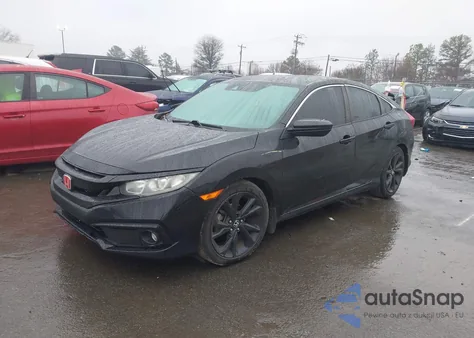 2020 Honda Civic Sport from USA, damaged, VIN 2HGFC2F86LH525933